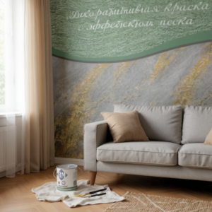 Декоративная краска RM с эффектом песка — изображение 5